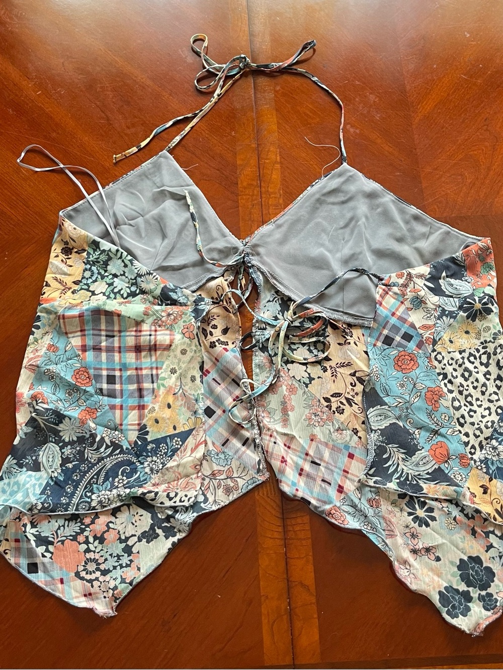 Primark patchwork halter top - Picture 4 of 5